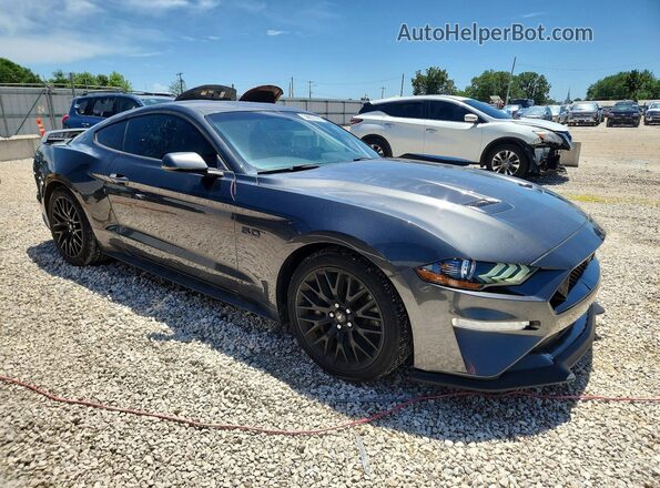 1FA6P8CF8K5147876 2019 FORD MUSTANG Gray Front right
