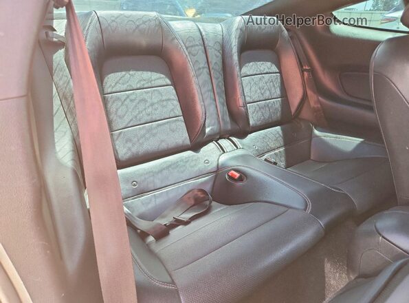1FA6P8CF8K5147876 2019 FORD MUSTANG Gray Rear seats view