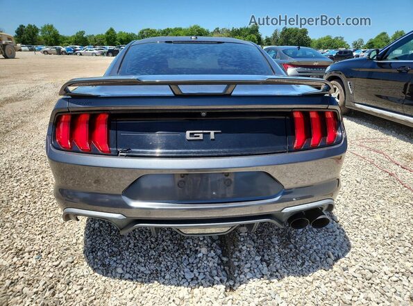1FA6P8CF8K5147876 2019 FORD MUSTANG Gray Rear view