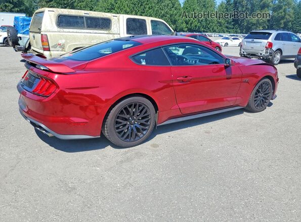 1FA6P8CF8K5169795 2019 FORD MUSTANG Red Trasero derecho