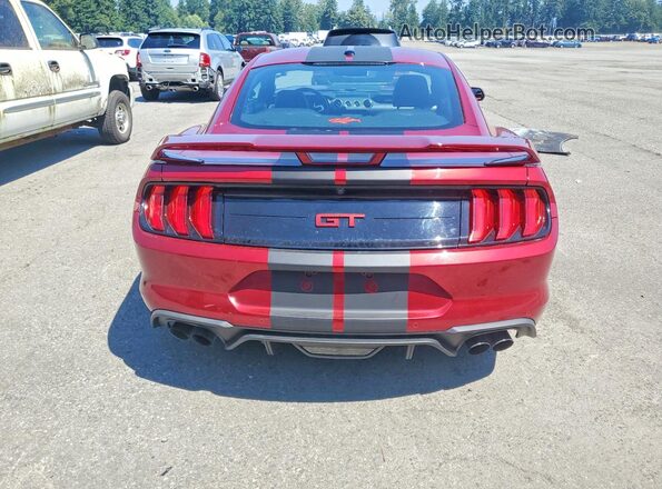 1FA6P8CF8K5169795 2019 FORD MUSTANG Red Vista trasera