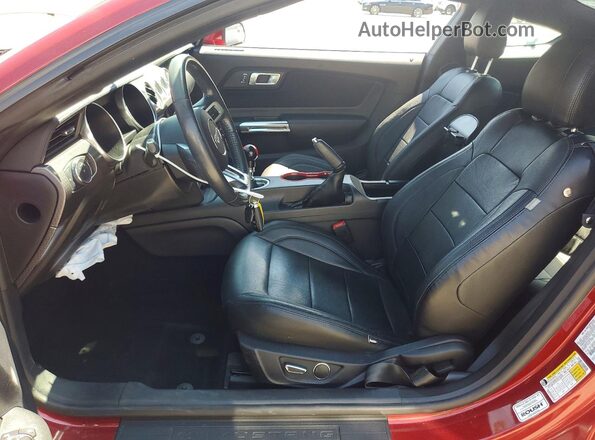 1FA6P8CF8K5169795 2019 FORD MUSTANG Red Vista interior delantera