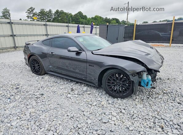 1FA6P8CF8L5166929 2020 FORD MUSTANG Charcoal Առջևի աջ
