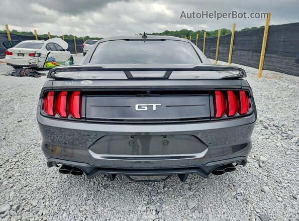 1FA6P8CF8L5166929 2020 FORD MUSTANG Charcoal Հետևի տեսք