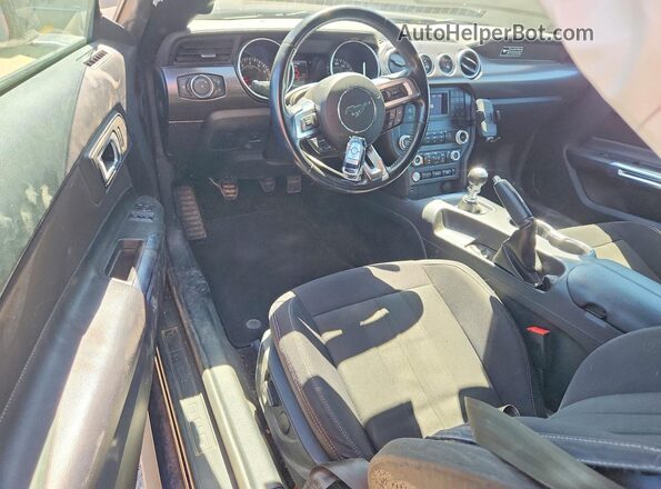 1FA6P8CF8L5170124 2020 FORD MUSTANG Blue Dashboard view