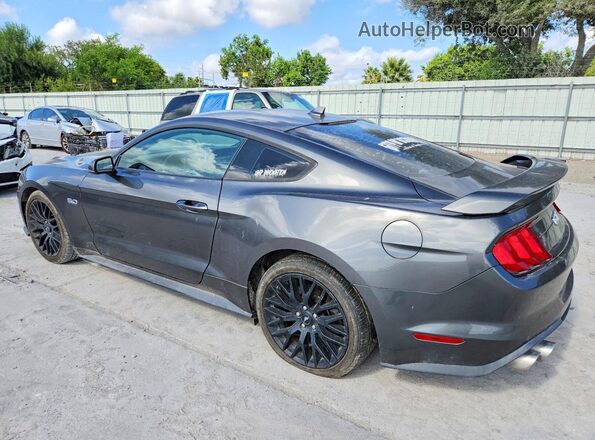 1FA6P8CF8L5171385 2020 FORD MUSTANG Gray Rear left