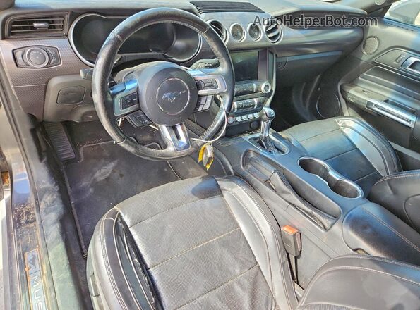 1FA6P8CF8L5171385 2020 FORD MUSTANG Gray Dashboard view