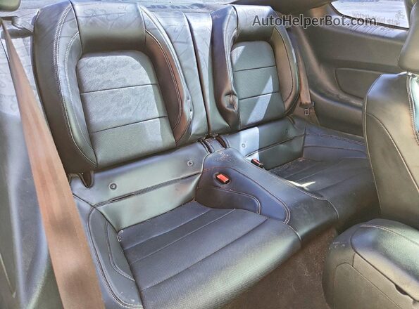 1FA6P8CF8L5171385 2020 FORD MUSTANG Gray Rear seats view