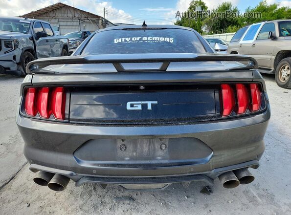 1FA6P8CF8L5171385 2020 FORD MUSTANG Gray Rear view