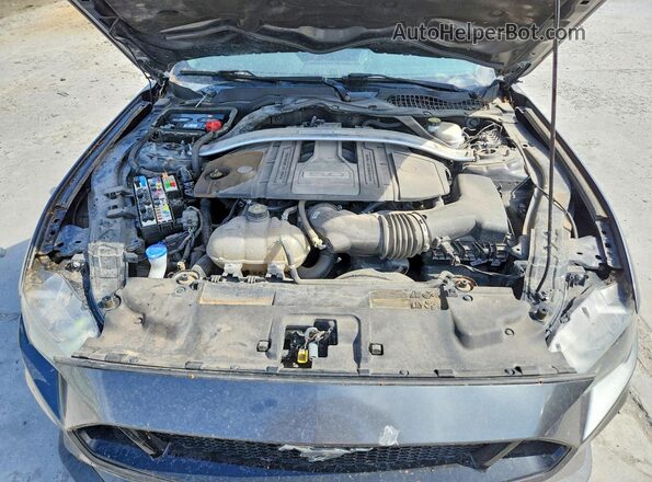 1FA6P8CF8L5171385 2020 FORD MUSTANG Gray Rear interior view