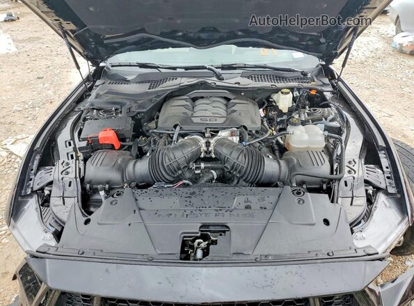 1FA6P8CF8S5419018 2025 FORD MUSTANG Black ძრავის განყოფილების ხედი