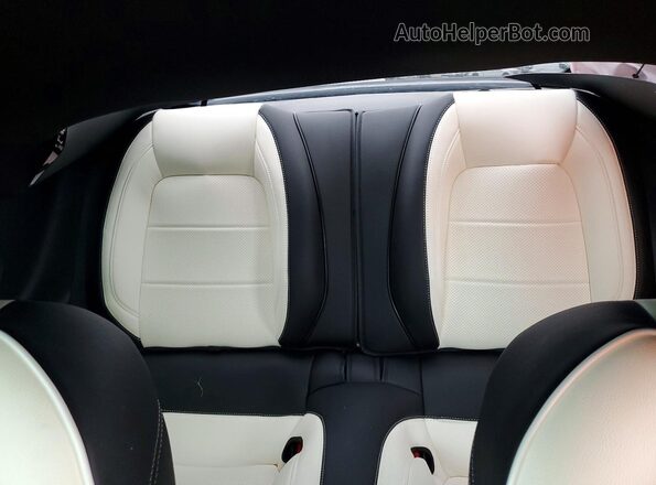 1FA6P8CF8S5419018 2025 FORD MUSTANG Black უკანა სავარძლების ხედი