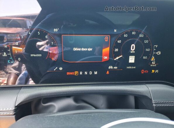1FA6P8CF8T5406626 2026 FORD MUSTANG Orange Vista del cuadro de instrumentos