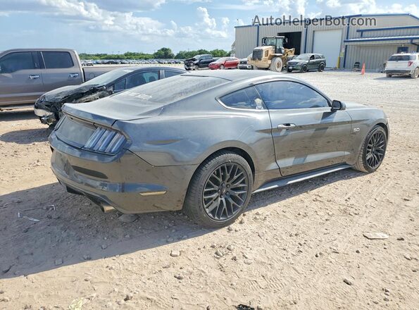 1FA6P8CF9G5246150 2016 FORD MUSTANG Gray Trasero derecho