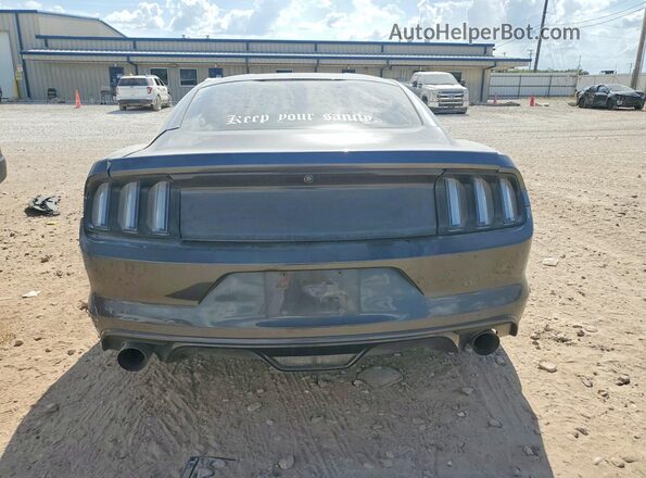 1FA6P8CF9G5246150 2016 FORD MUSTANG Gray Vista trasera