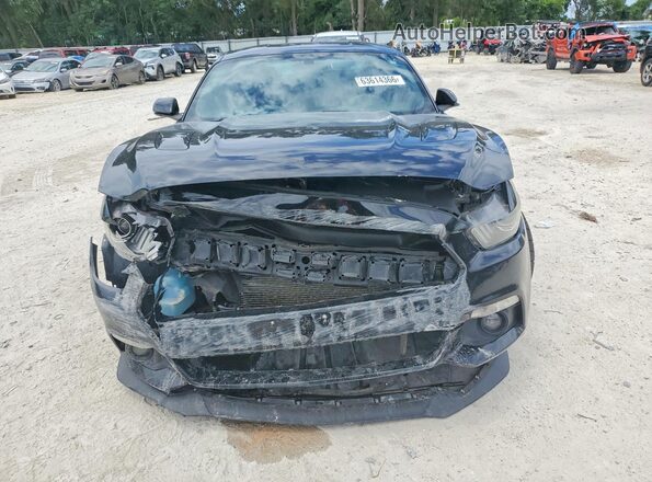 1FA6P8CF9G5284011 2016 FORD MUSTANG Black Widok z przodu