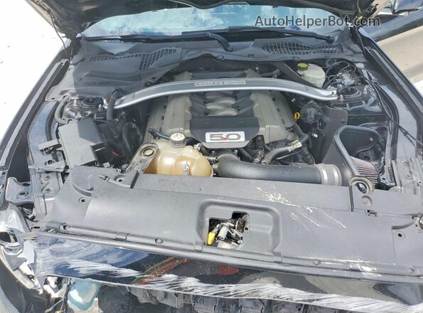 1FA6P8CF9G5284011 2016 FORD MUSTANG Black Widok wnętrza z tyłu