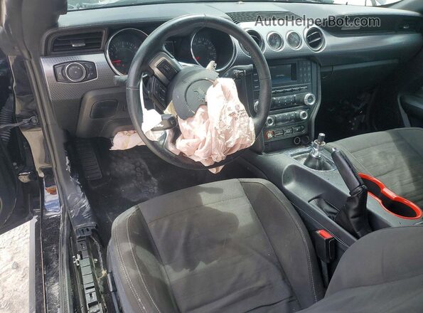 1FA6P8CF9G5284011 2016 FORD MUSTANG Black Widok deski rozdzielczej