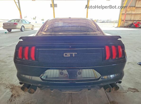 1FA6P8CF9J5120538 2018 FORD MUSTANG Black Rear view