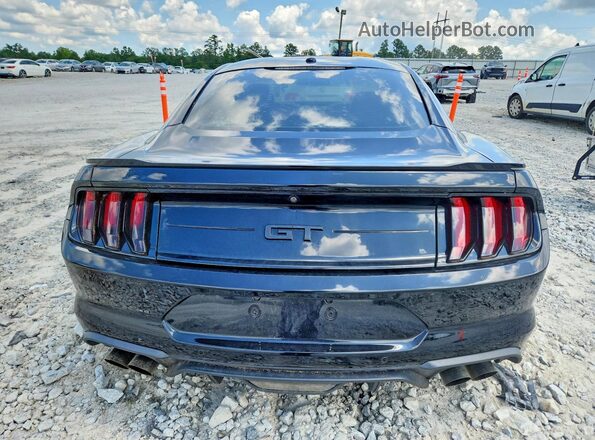 1FA6P8CF9K5130178 2019 FORD MUSTANG Black Вид ззаду