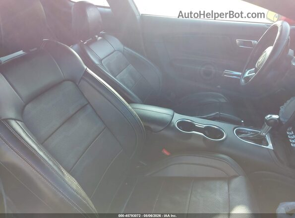 1FA6P8CF9K5141567 2019 FORD MUSTANG Red Widok wnętrza z przodu