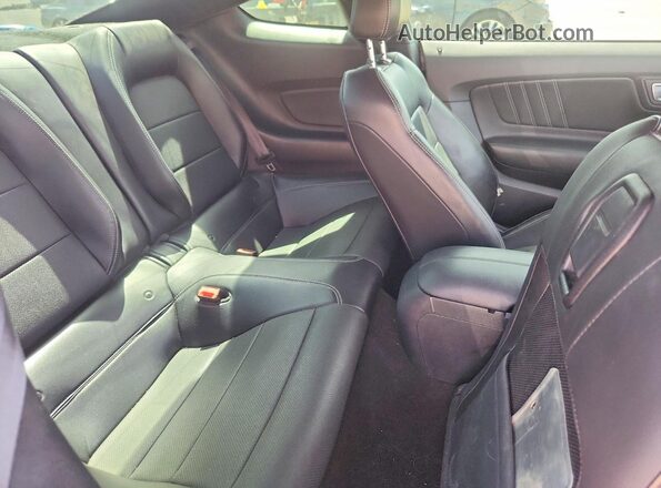 1FA6P8CF9K5142850 2019 FORD MUSTANG Blue Vista de los asientos traseros