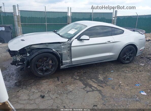 1FA6P8CF9K5150379 2019 FORD MUSTANG Silver Передня ліва чверть