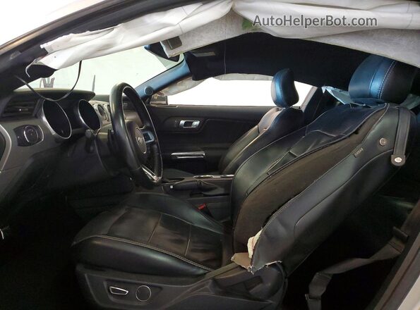 1FA6P8CF9K5151211 2019 FORD MUSTANG Серый Вид салона спереди