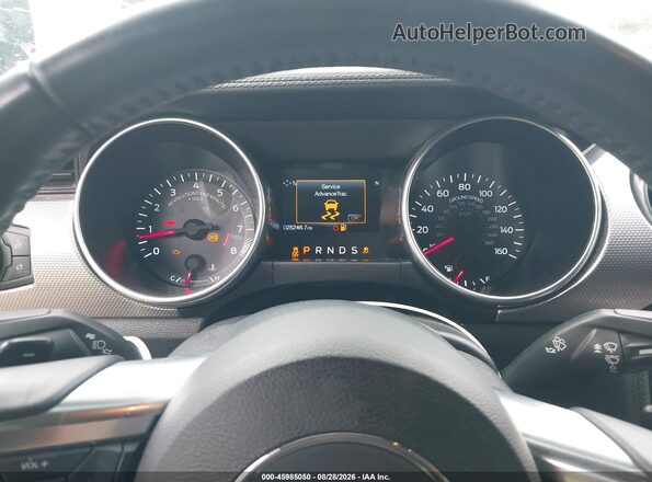 1FA6P8CF9K5198836 2019 FORD MUSTANG Gray უკანა სავარძლების ხედი