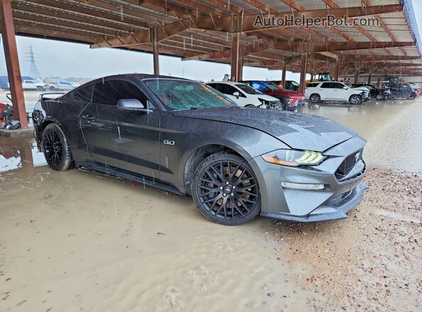 1FA6P8CF9L5103810 2020 FORD MUSTANG Gray Առջևի աջ