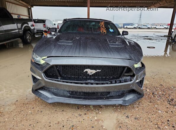 1FA6P8CF9L5103810 2020 FORD MUSTANG Gray Դիմացի տեսք