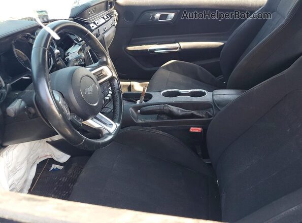 1FA6P8CF9L5149105 2020 FORD MUSTANG Blue Front interior view