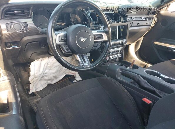 1FA6P8CF9L5149105 2020 FORD MUSTANG Blue Dashboard view