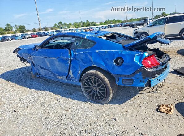 1FA6P8CF9L5149105 2020 FORD MUSTANG Blue Rear left