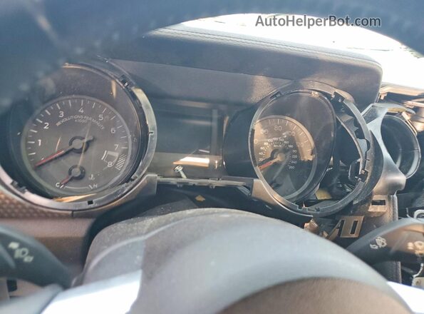 1FA6P8CF9L5149105 2020 FORD MUSTANG Blue Instrument cluster view