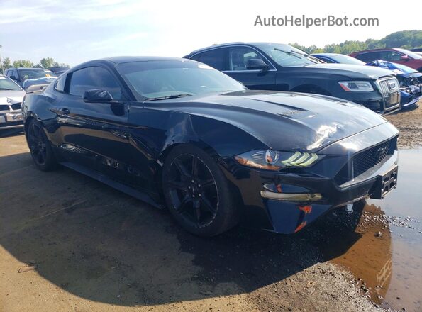 1FA6P8CF9L5183691 2020 FORD MUSTANG Черный Передняя правая четверть