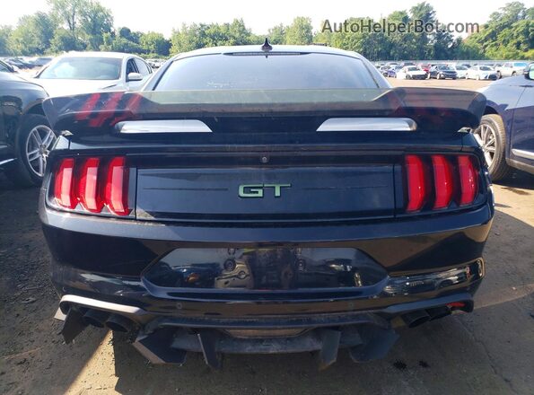 1FA6P8CF9L5183691 2020 FORD MUSTANG Черный Вид сзади