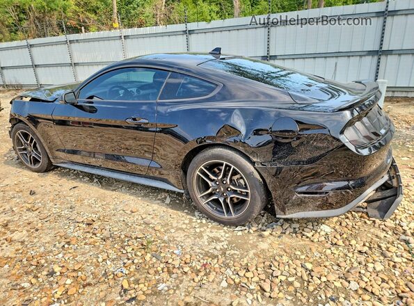 1FA6P8CF9N5145090 2022 FORD MUSTANG Черный Задняя левая четверть
