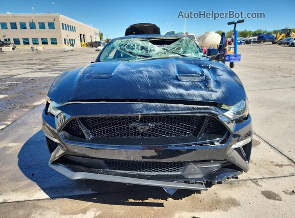 1FA6P8CF9N5145610 2022 FORD MUSTANG Black Вид спереду