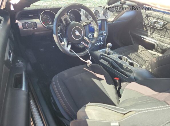 1FA6P8CF9N5145610 2022 FORD MUSTANG Black Вид панелі приладів