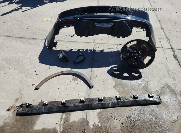 1FA6P8CF9N5145610 2022 FORD MUSTANG Black Вид підкапотного простору
