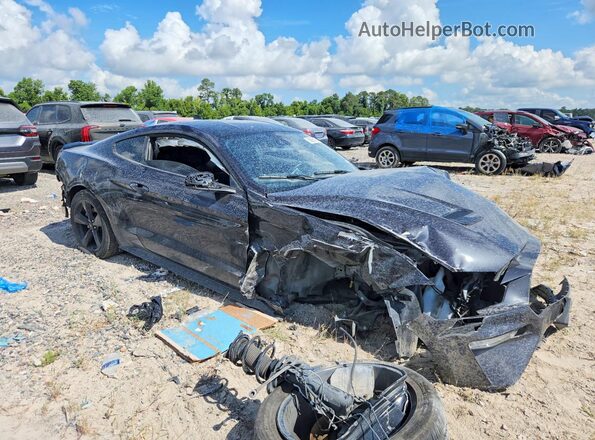 1FA6P8CF9N5147924 2022 FORD MUSTANG Black წინა მარჯვენა