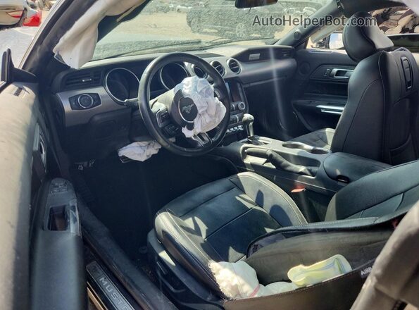 1FA6P8CF9N5147924 2022 FORD MUSTANG Black წინა პანელის ხედი