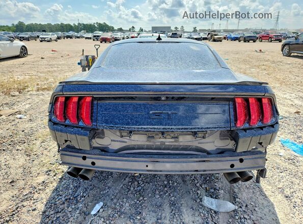 1FA6P8CF9N5147924 2022 FORD MUSTANG Black უკანა ხედი