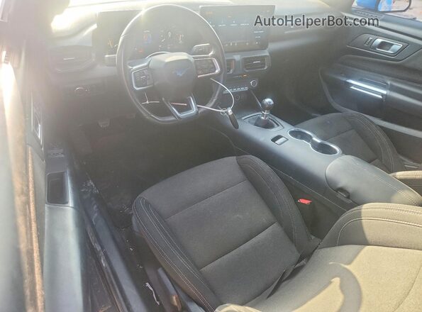 1FA6P8CF9R5415070 2024 FORD MUSTANG Blue Dashboard view
