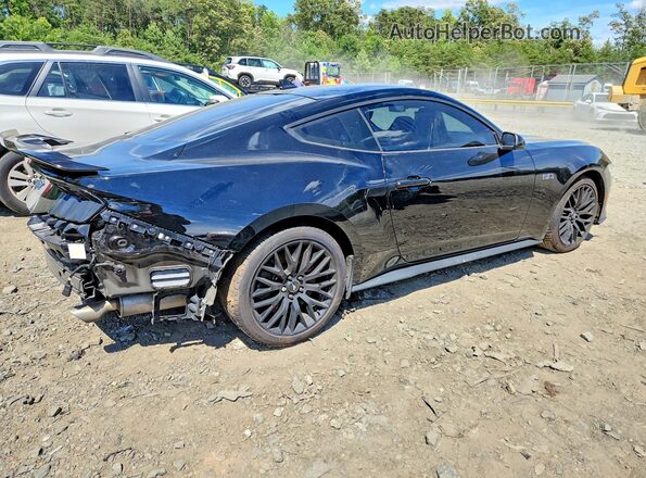 1FA6P8CF9R5417353 2024 FORD MUSTANG Black Հետևի աջ