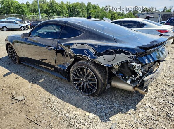 1FA6P8CF9R5417353 2024 FORD MUSTANG Black Հետևի ձախ