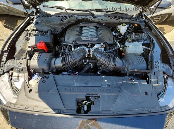 1FA6P8CF9R5417353 2024 FORD MUSTANG Black Սալոնի հետևի տեսք