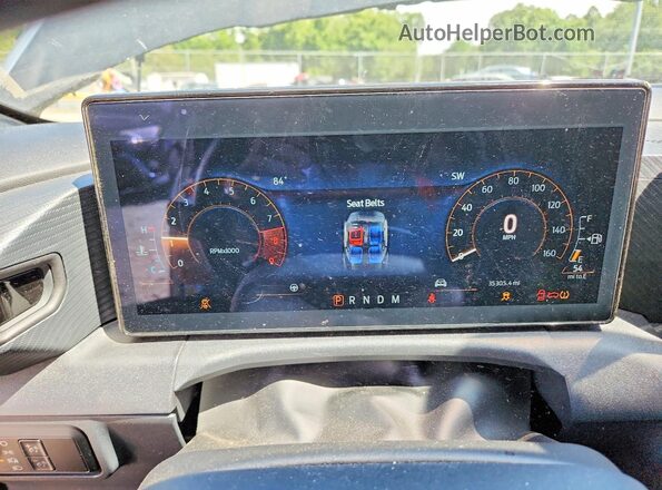 1FA6P8CF9R5417353 2024 FORD MUSTANG Black Սարքավորումների վահանակի տեսք