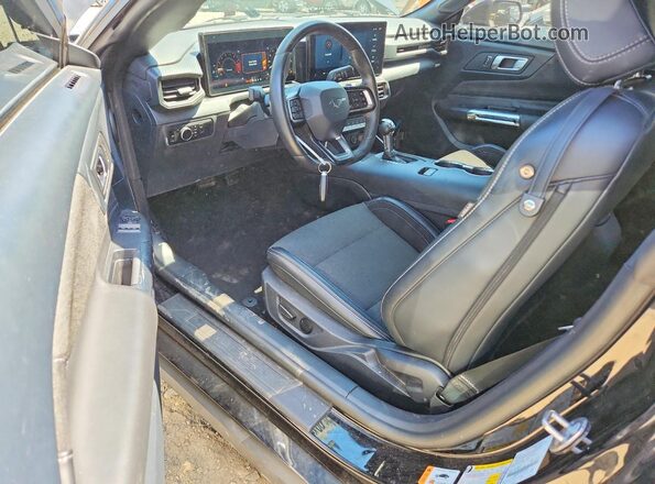 1FA6P8CF9R5417353 2024 FORD MUSTANG Black Առջևի վահանակի տեսք